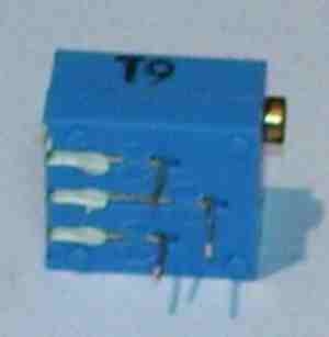Mini Einstellregler mit Spindel liegend 470 Ohm unbenutzte Neuware