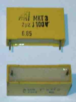 MKT 2,2 uF 100 V stehend unbenutzte Neuware
