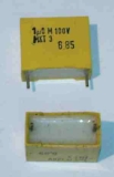 MKT 1,0 uF 100 V stehend unbenutzte Neuware