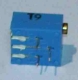 Mini Einstellregler mit Spindel liegend 470k Ohm unbenutzte Neuware