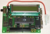 Atmel Board 32-16 V2.3 mit leuchtendem Display