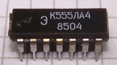 Schaltkreis K555LA4 unbenutzt