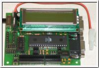 Atmel Board 32-16 V2.3 mit leuchtendem Display